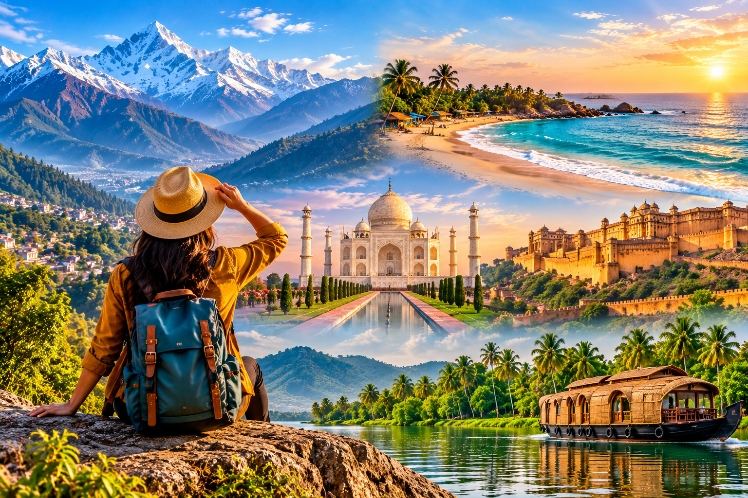 Explore beautiful holiday destinations across India
